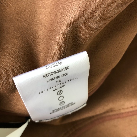 BCBG Boho Western Cowgirl Vintage Inspired Fringe Suede Brown Jacket Small - Picture 9 of 11